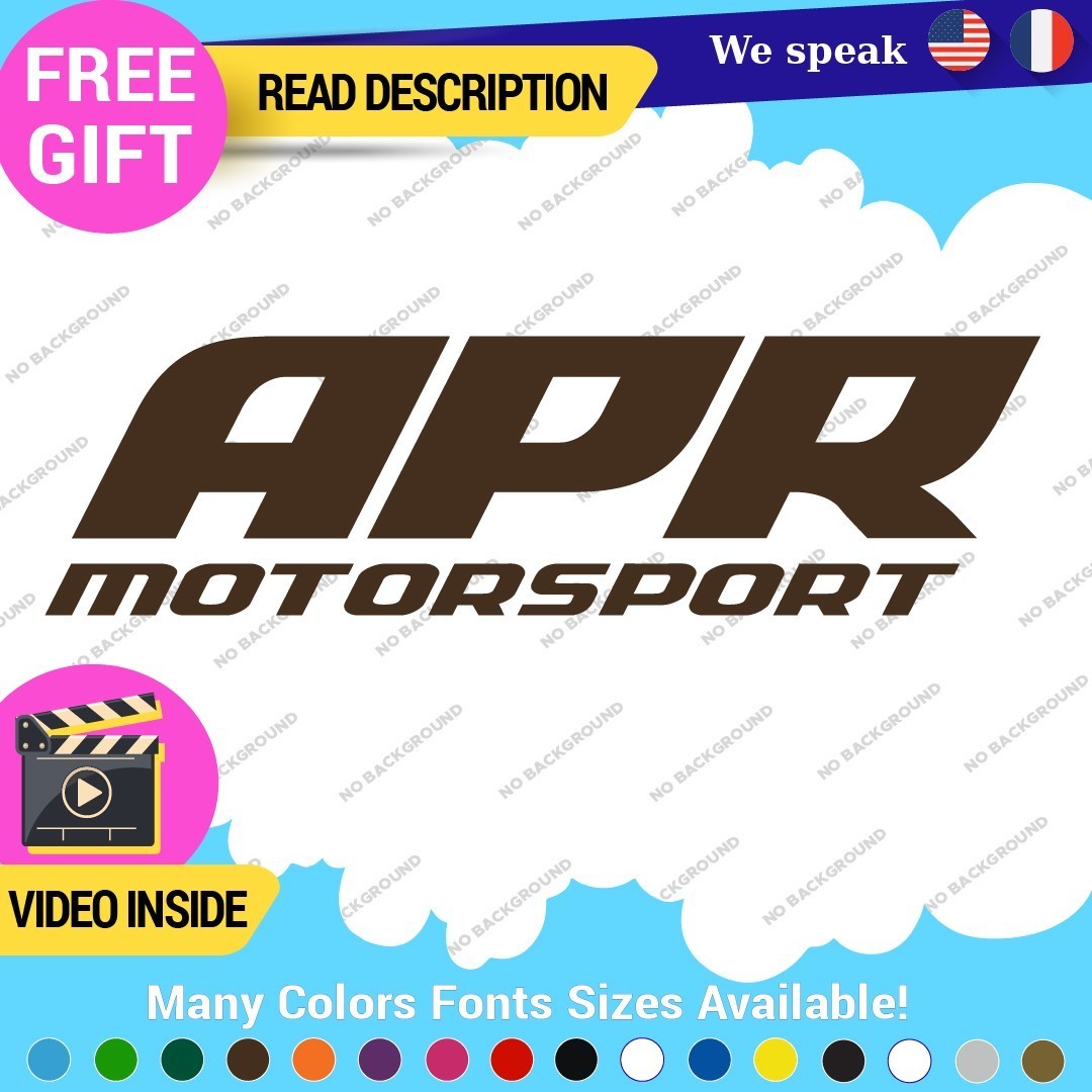 Fits APR Performance Decals Stickers Vinyl Stage III Tuning JDM Motorsport ABS - Image 7