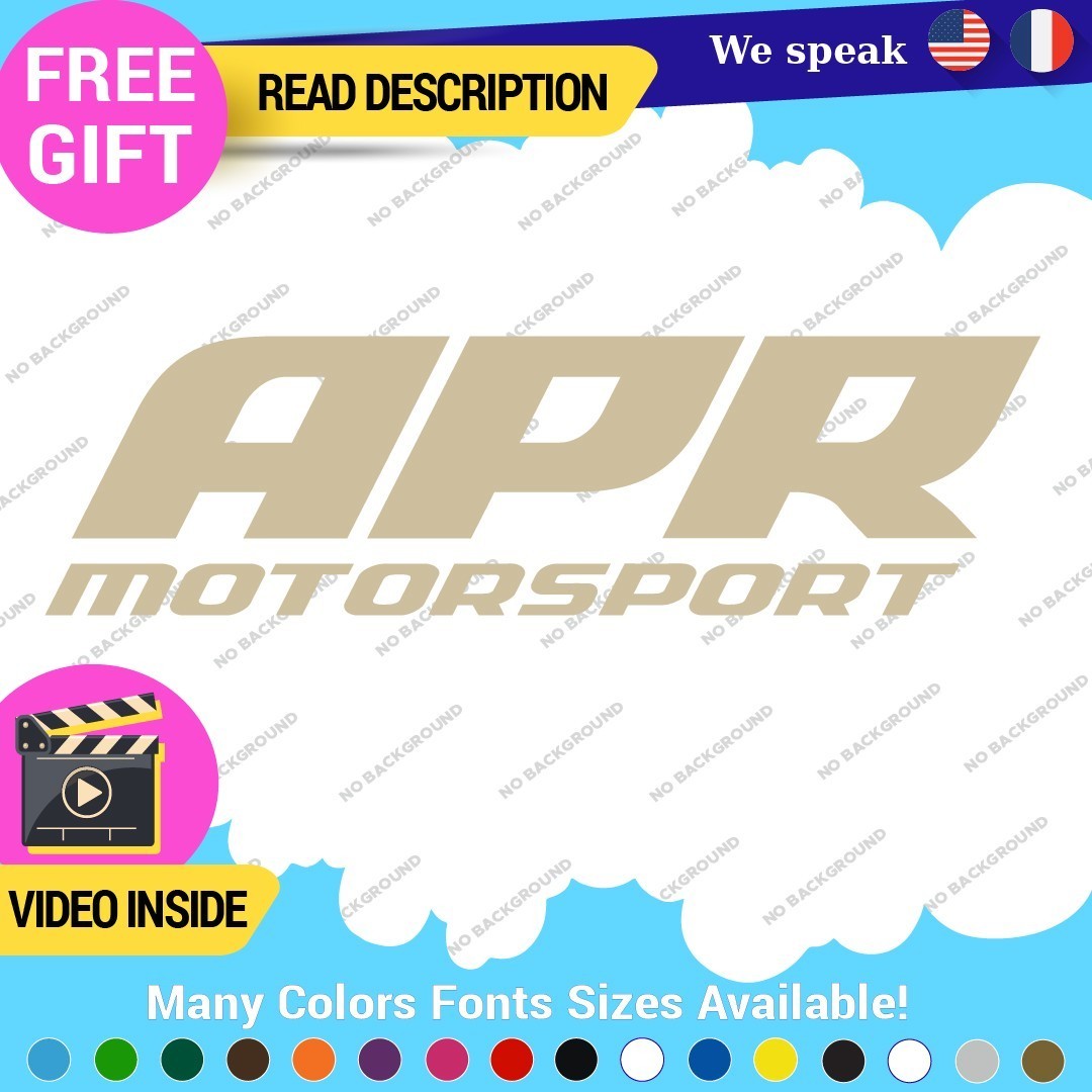 Fits APR Performance Decals Stickers Vinyl Stage III Tuning JDM Motorsport ABS - Image 8