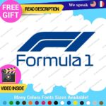 Fits Formula One 1 Decal Sticker Vinyl Legend Grand Prix Race Racing F1 Car - Image 11