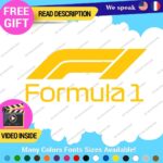 Fits Formula One 1 Decal Sticker Vinyl Legend Grand Prix Race Racing F1 Car - Image 16