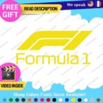 Fits Formula One 1 Decal Sticker Vinyl Legend Grand Prix Race Racing F1 Car - Image 17