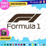 Fits Formula One 1 Decal Sticker Vinyl Legend Grand Prix Race Racing F1 Car - Image 20