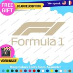Fits Formula One 1 Decal Sticker Vinyl Legend Grand Prix Race Racing F1 Car - Image 21