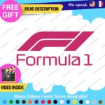 Fits Formula One 1 Decal Sticker Vinyl Legend Grand Prix Race Racing F1 Car - Image 5