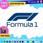 Fits Formula One 1 Decal Sticker Vinyl Legend Grand Prix Race Racing F1 Car - Image 9