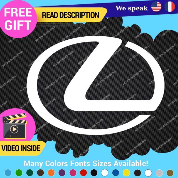 Fits Lexus Decals Stickers Vinyl Sport Racing Car Emblem Truck Race Class SUV 297513198617 Fits Lexus Decals Stickers Vinyl Sport Racing Car Emblem Truck Race Class SUV - Image 1