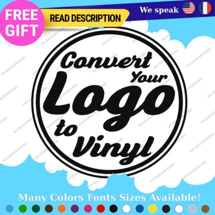 Custom Logo  Vinyl Stickers Decal Die Cut Customized Personalized Sign Order Own