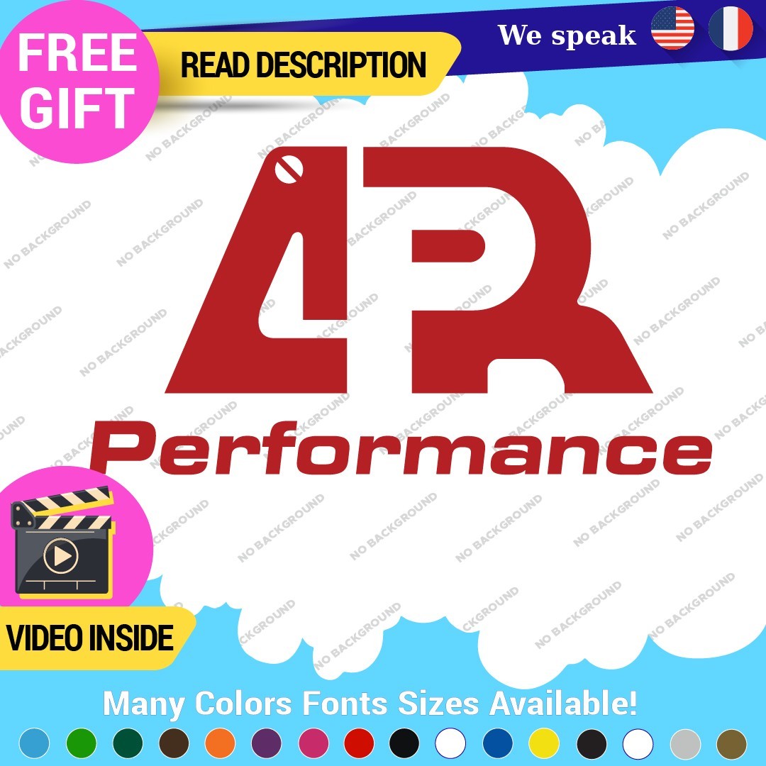 Fits APR Performance Decals Stickers Vinyl Stage III Tuning JDM Motorsport ABS - Image 1