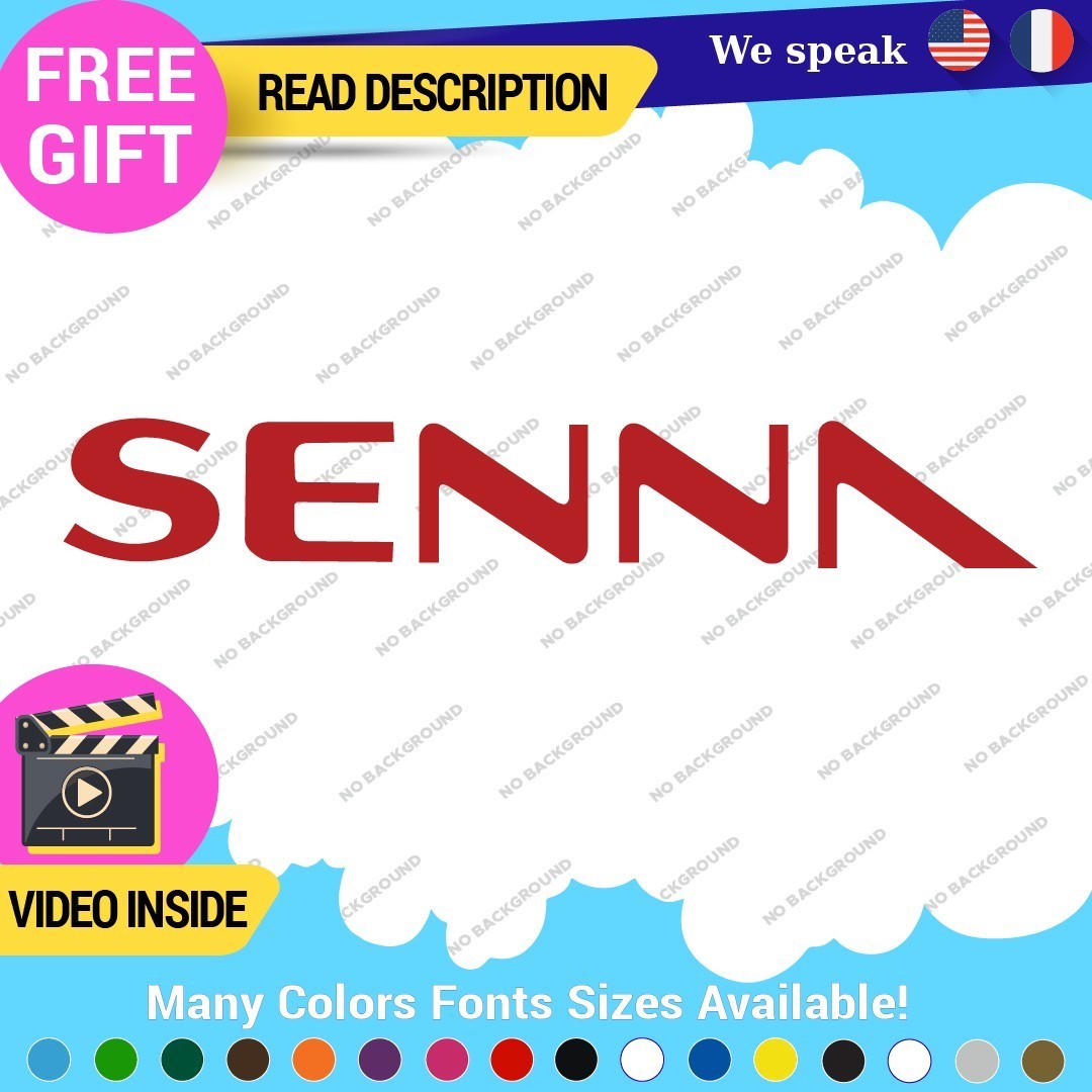 Ayrton Senna Name Decal Sticker Vinyl Legend Formula Grand Prix Race Racing F1 297528755537 Ayrton Senna Name Decal Sticker Vinyl Legend Formula Grand Prix Race Racing F1 - Image 1