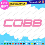 Fits COBB Wheels Decals Stickers Vinyl Car Windshield JDM Parts race rally sport - Image 6