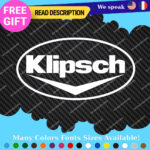 Fits Klipsch Decal Sticker Vinyl Speaker Vintage Subwoofer surround Headphone DJ - Image 11