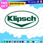 Fits Klipsch Decal Sticker Vinyl Speaker Vintage Subwoofer surround Headphone DJ - Image 16