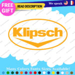 Fits Klipsch Decal Sticker Vinyl Speaker Vintage Subwoofer surround Headphone DJ - Image 17