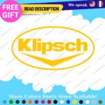 Fits Klipsch Decal Sticker Vinyl Speaker Vintage Subwoofer surround Headphone DJ - Image 20