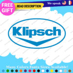 Fits Klipsch Decal Sticker Vinyl Speaker Vintage Subwoofer surround Headphone DJ - Image 3