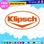 Fits Klipsch Decal Sticker Vinyl Speaker Vintage Subwoofer surround Headphone DJ - Image 24