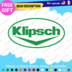 Fits Klipsch Decal Sticker Vinyl Speaker Vintage Subwoofer surround Headphone DJ - Image 6