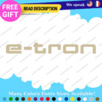 Fits Silver E-Tron Audi Decal Sticker Vinyl Rally Quattro Sport Ring Racing Line - Image 21