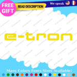 Fits Silver E-Tron Audi Decal Sticker Vinyl Rally Quattro Sport Ring Racing Line - Image 6