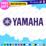 Fits Yamaha Motorcycle Decals Stickers Vinyl Music Snowmobile Motocross ATV Bike