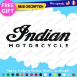 Fits Indian Decals Stickers Vinyl Cycle Challenger Bike Tank Script Bike Moto - Image 29