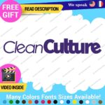 Clean Culture Banner Stickers Decals Vinyl JDM Tuning Turbo Drift Car Truck - Image 11