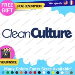 Clean Culture Banner Stickers Decals Vinyl JDM Tuning Turbo Drift Car Truck - Image 12