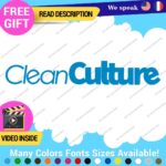Clean Culture Banner Stickers Decals Vinyl JDM Tuning Turbo Drift Car Truck - Image 14