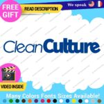 Clean Culture Banner Stickers Decals Vinyl JDM Tuning Turbo Drift Car Truck - Image 15