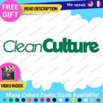Clean Culture Banner Stickers Decals Vinyl JDM Tuning Turbo Drift Car Truck - Image 16