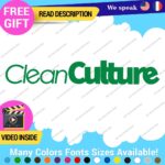 Clean Culture Banner Stickers Decals Vinyl JDM Tuning Turbo Drift Car Truck - Image 18