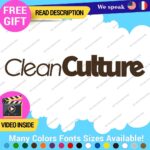 Clean Culture Banner Stickers Decals Vinyl JDM Tuning Turbo Drift Car Truck - Image 20