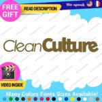 Clean Culture Banner Stickers Decals Vinyl JDM Tuning Turbo Drift Car Truck - Image 23