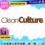 Clean Culture Banner Stickers Decals Vinyl JDM Tuning Turbo Drift Car Truck - Image 24