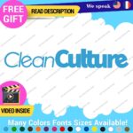 Clean Culture Banner Stickers Decals Vinyl JDM Tuning Turbo Drift Car Truck - Image 25