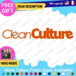 Clean Culture Banner Stickers Decals Vinyl JDM Tuning Turbo Drift Car Truck - Image 8