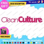 Clean Culture Banner Stickers Decals Vinyl JDM Tuning Turbo Drift Car Truck - Image 9