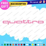 Fits Audi Quattro Decals Stickers Vinyl Door Sport Ring Racing Line S Car e-tron - Image 19