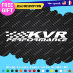 Fits KVR Performance Brake Rotors Sticker Vinyl Decal Pads Disc Kit Caliper Lots - Image 3