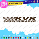 Fits KVR Performance Brake Rotors Sticker Vinyl Decal Pads Disc Kit Caliper Lots - Image 21