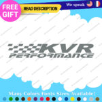 Fits KVR Performance Brake Rotors Sticker Vinyl Decal Pads Disc Kit Caliper Lots - Image 4