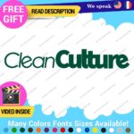 Clean Culture Banner Stickers Decals Vinyl JDM Tuning Turbo Drift Car Truck - Image 26