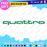 Fits Audi Quattro Decals Stickers Vinyl Door Sport Ring Racing Line S Car e-tron - Image 29