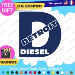 Fits D Diesel Detroit Decal Sticker Vinyl Engine Turbo Gas Truck JDM Fossil Car - Image 11