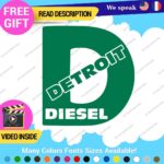 Fits D Diesel Detroit Decal Sticker Vinyl Engine Turbo Gas Truck JDM Fossil Car - Image 15