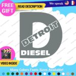 Fits D Diesel Detroit Decal Sticker Vinyl Engine Turbo Gas Truck JDM Fossil Car - Image 18