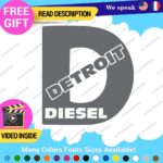 Fits D Diesel Detroit Decal Sticker Vinyl Engine Turbo Gas Truck JDM Fossil Car - Image 21