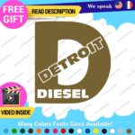 Fits D Diesel Detroit Decal Sticker Vinyl Engine Turbo Gas Truck JDM Fossil Car - Image 22