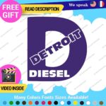 Fits D Diesel Detroit Decal Sticker Vinyl Engine Turbo Gas Truck JDM Fossil Car - Image 10