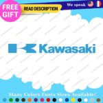 Fits Kawasaki Decals Stickers Vinyl Moto Bike Vintage Motocross Team Cafe Racing - Image 10